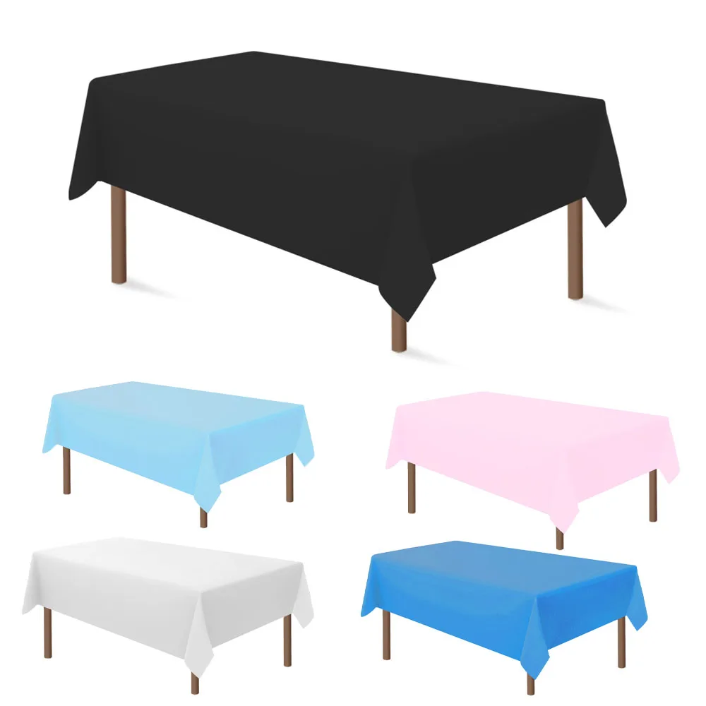 New Solid Color Tablecloth Black Blue White Pink Tablecloth Birthday Party Decorations Baby Shower Party Weeding Supplies
New Solid Color Tablecloth Black Blue White Pink Tablecloth Birthday Party Decorations Baby Shower Party Weeding Supplies