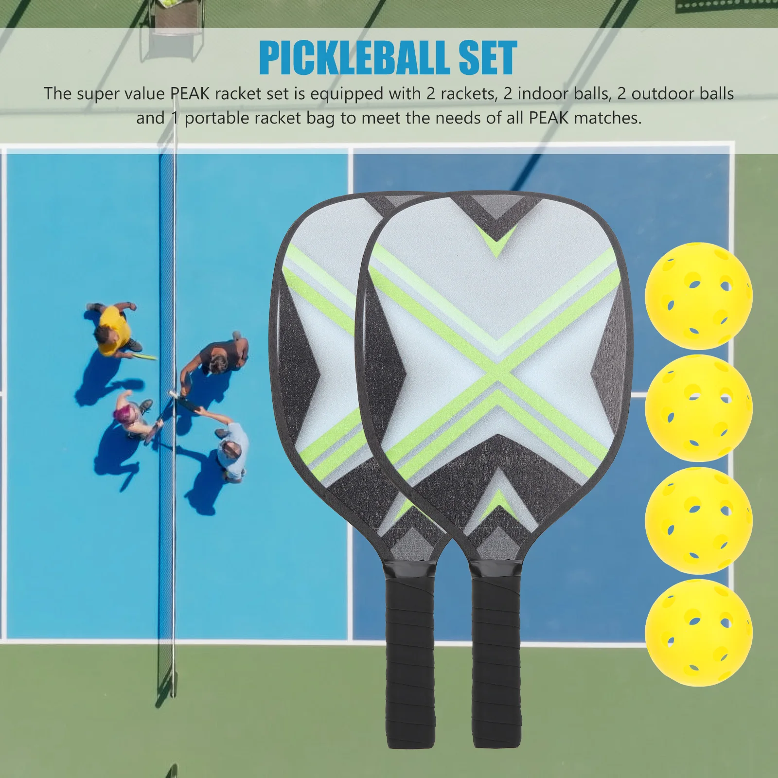 Peak Racket Suit Paddle Tennis & Racquet Sport Equipment Household Sports Child
Peak Racket Suit Paddle Tennis & Racquet Sport Equipment Household Sports Child