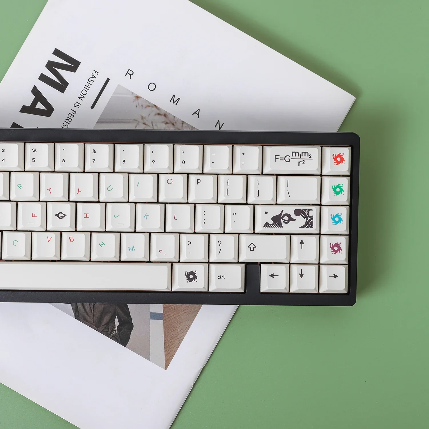 Минималистичный GMK Singularity II PBT Sublimation Moa Оригинальная механическая клавиатура с намоткой
Минималистичный GMK Singularity II PBT Sublimation Moa Оригинальная механическая клавиатура с намоткой