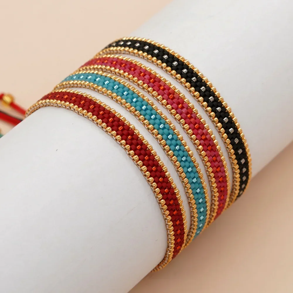 2025 Handmade Bead Bracelet Colour Originality Multilayer Hand Knitting Bohemia Adjustable Fashion Simple Beaded Bracelet
2025 Handmade Bead Bracelet Colour Originality Multilayer Hand Knitting Bohemia Adjustable Fashion Simple Beaded Bracelet