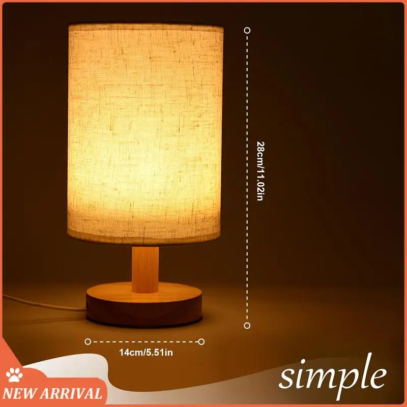 Emption!DC5V Round Bedside Table Lamp Nightstand Lamp With Fabric Shade And Solid Wood For Bedroom, Living Room Modern Office
Emption!DC5V Round Bedside Table Lamp Nightstand Lamp With Fabric Shade And Solid Wood For Bedroom, Living Room Modern Office
