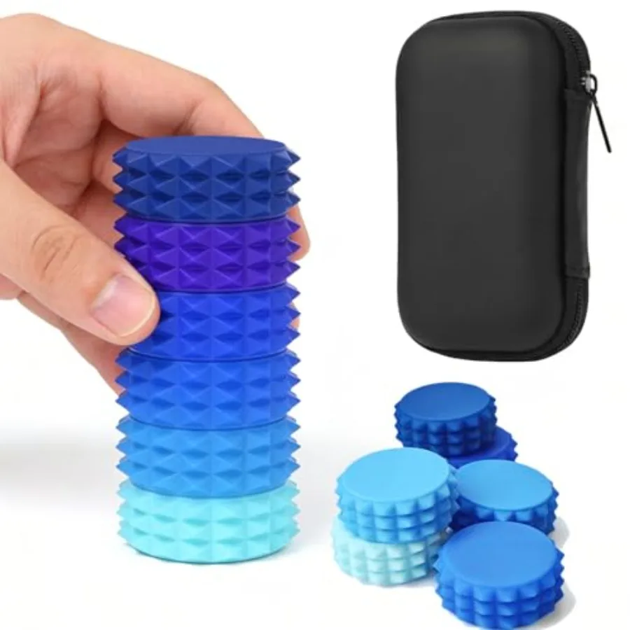 Fidget Toys Adults, 6 Pack Silicone Massage Roller Handheld for Stress Relief and Focus, Sensory Toys for Teens with Autism ADH
Fidget Toys Adults, 6 Pack Silicone Massage Roller Handheld for Stress Relief and Focus, Sensory Toys for Teens with Autism ADH