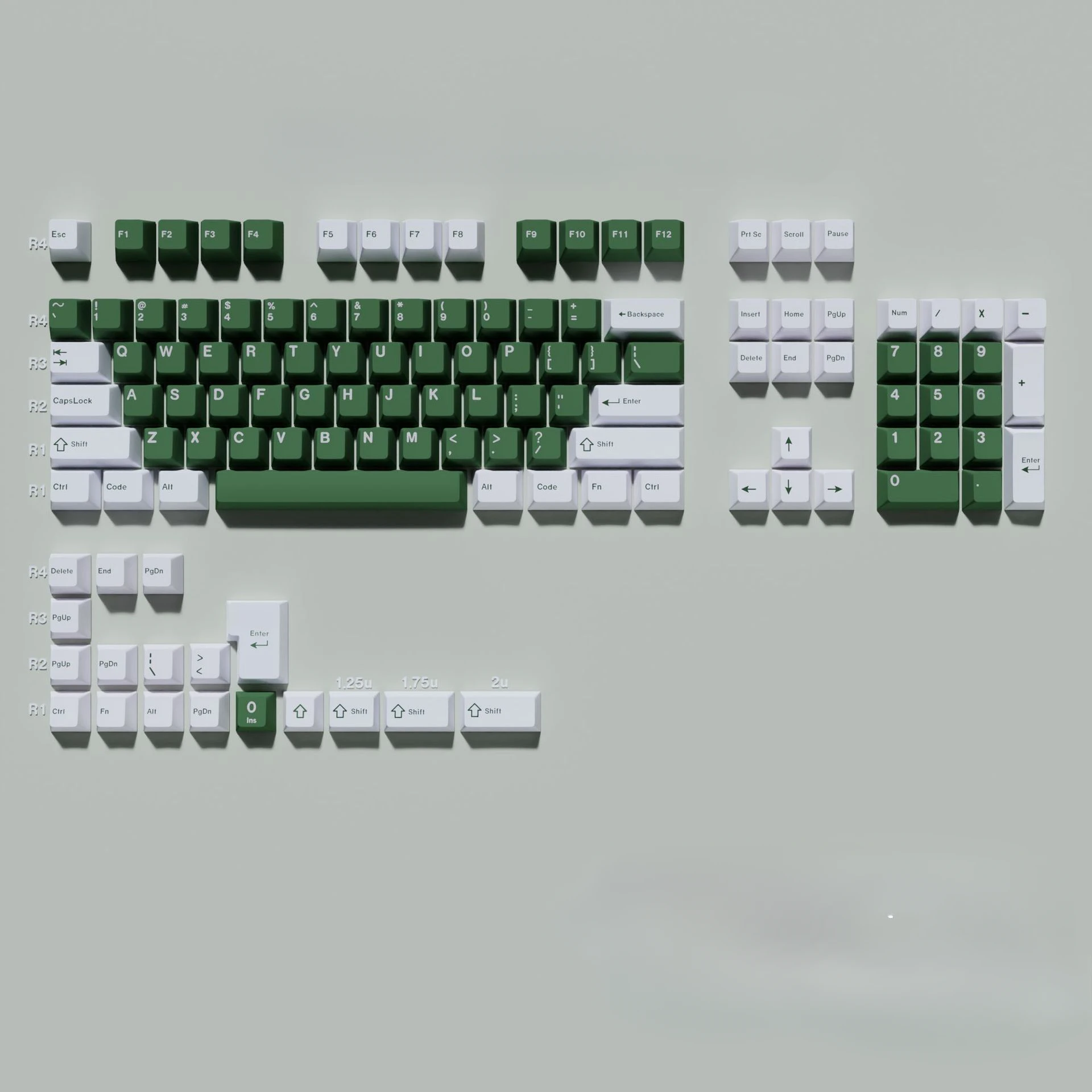 Cheese Green 126 Keys Pbt Two Color Injection Molded Original Height Keycaps ISO ANSI Arrangement for Mechanical Keyboards
Cheese Green 126 Keys Pbt Two Color Injection Molded Original Height Keycaps ISO ANSI Arrangement for Mechanical Keyboards