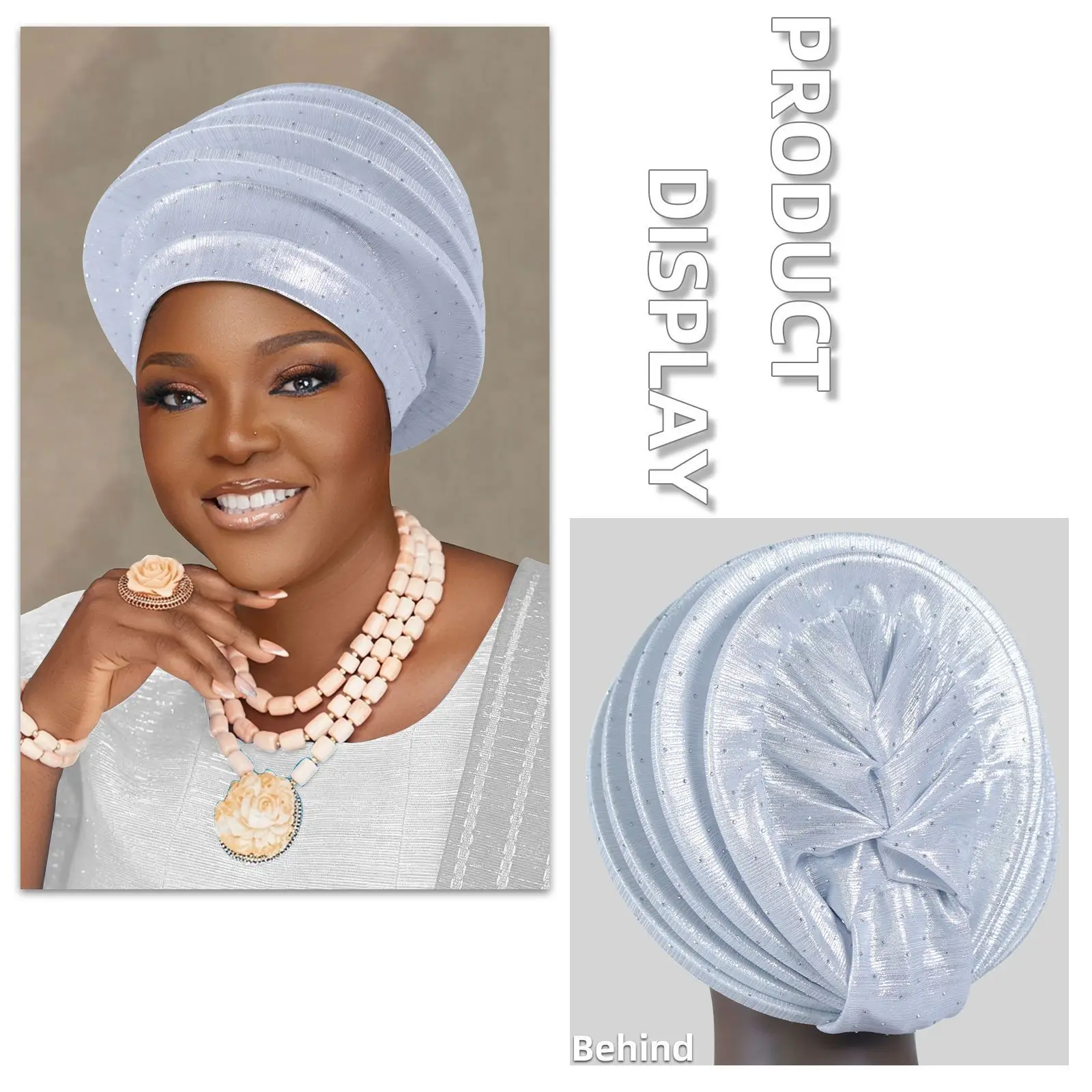 New African Auto Gele Headtie Aso Oke Shiny Glitter Nigeria Wedding Party Geles Muslim Hijab Bonnet Turban Cap Women Head Wrap
New African Auto Gele Headtie Aso Oke Shiny Glitter Nigeria Wedding Party Geles Muslim Hijab Bonnet Turban Cap Women Head Wrap