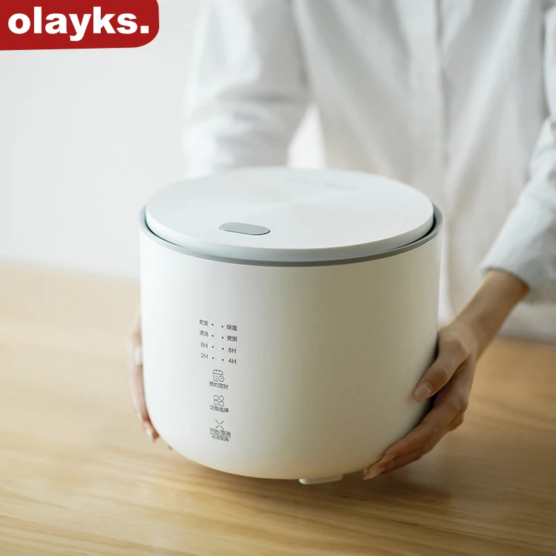 Многофункциональная электрическая рисоварка Olayks, 2 л, с керамическим вкладышем, маленькая рисоварка, 8 часов, время для встреч
Многофункциональная электрическая рисоварка Olayks, 2 л, с керамическим вкладышем, маленькая рисоварка, 8 часов, время для встреч