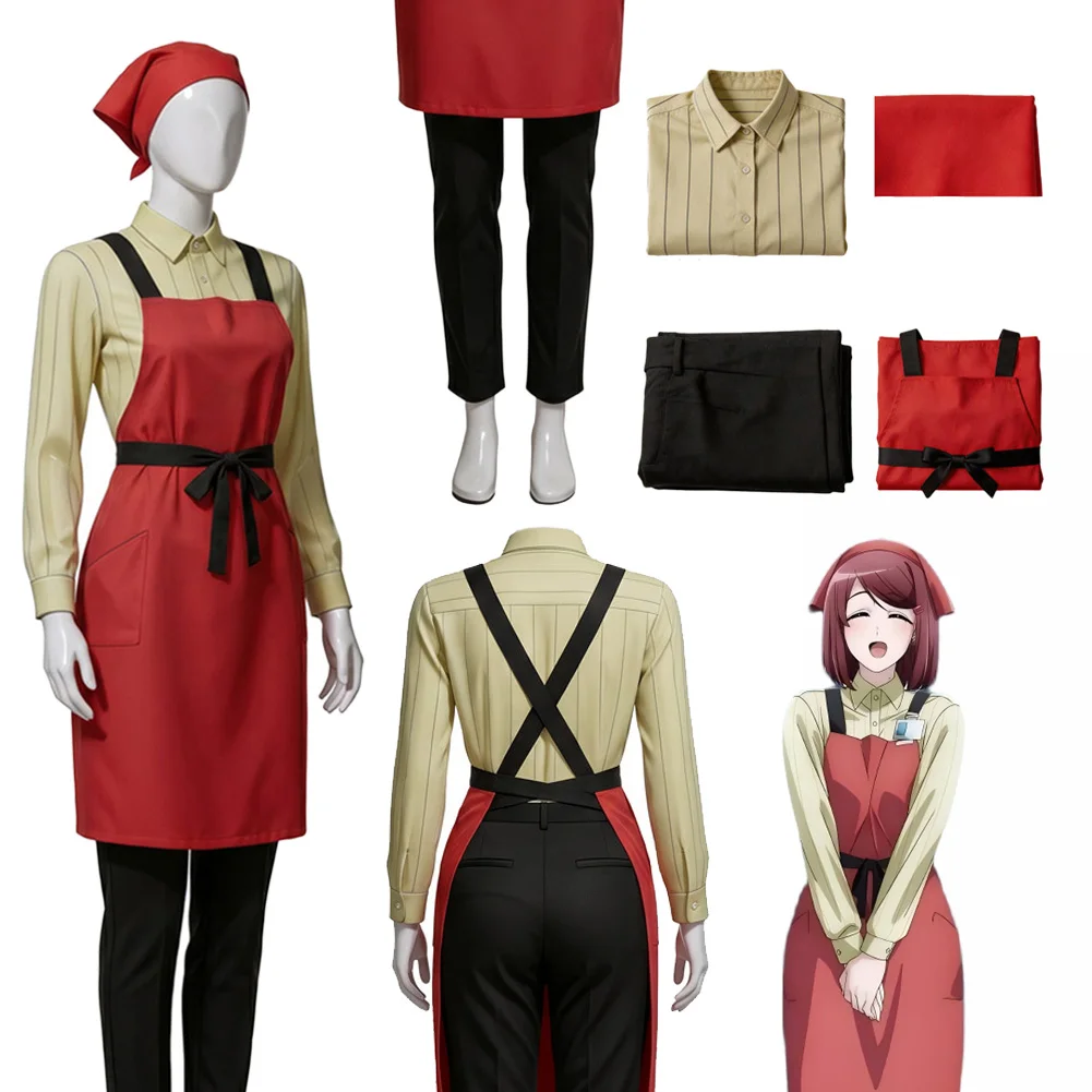 Fantasia Anime Smoking Behind Supermarket Yamada Cosplay Work Suits Women Disfraz Costume Female Halloween Carnival Party Cloth
Fantasia Anime Smoking Behind Supermarket Yamada Cosplay Work Suits Women Disfraz Costume Female Halloween Carnival Party Cloth