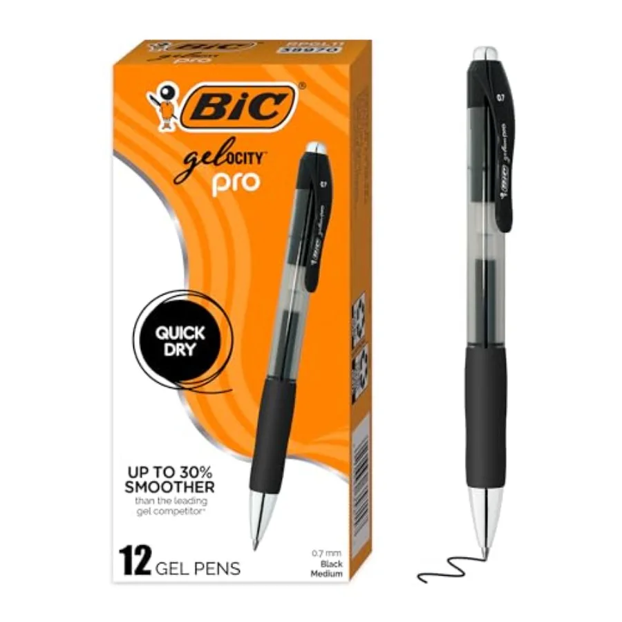Gelocity Pro Retractable Gel Pen with 0.7 mm Medium Point, 12-Count in Ink for Smooth Writing
Gelocity Pro Retractable Gel Pen with 0.7 mm Medium Point, 12-Count in Ink for Smooth Writing