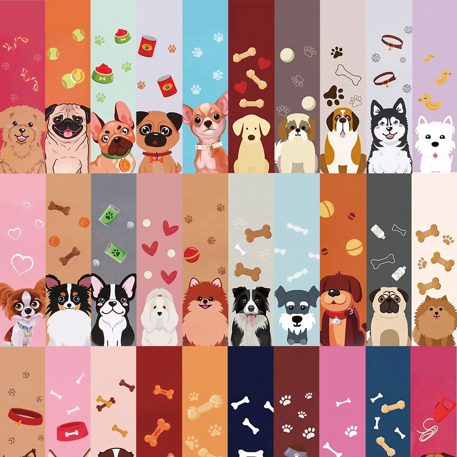 Bview Art 30Pcs DIY Cartoon Dog Bookmarks for Kids - Animal Reading Rewards, Creative Craft & Book Tracker for Students
Bview Art 30Pcs DIY Cartoon Dog Bookmarks for Kids - Animal Reading Rewards, Creative Craft & Book Tracker for Students