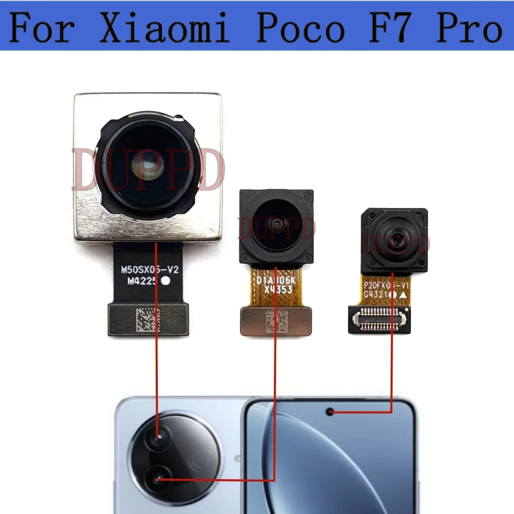 Front Wide Rear Camera Module For Xiaomi Poco F7 Pro Ultrawide Back Facing Main Camera Assembly Flex Cable
Front Wide Rear Camera Module For Xiaomi Poco F7 Pro Ultrawide Back Facing Main Camera Assembly Flex Cable