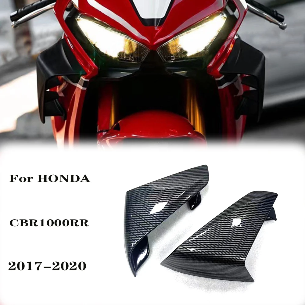 For HONDA CBR1000RR 2017-2020 ABS Plastic Motorcycle Winglets Fairing Parts Aerodynamic Kit Fixed Wing Fairing Spoiler
For HONDA CBR1000RR 2017-2020 ABS Plastic Motorcycle Winglets Fairing Parts Aerodynamic Kit Fixed Wing Fairing Spoiler