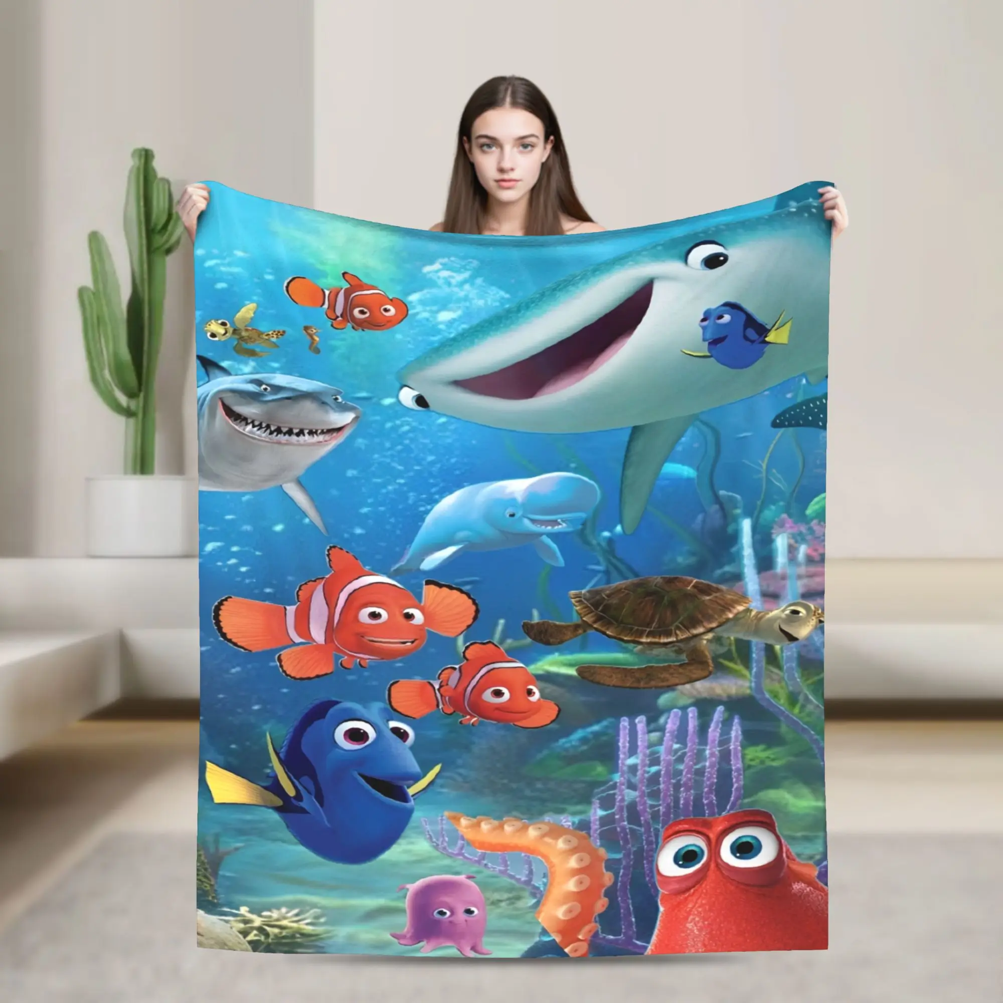 Finding Nemo Dory Bruce Squirt Crush Blanket Fleece Vintage Soft Throw Blanket for Home Restaurant All Season
Finding Nemo Dory Bruce Squirt Crush Blanket Fleece Vintage Soft Throw Blanket for Home Restaurant All Season