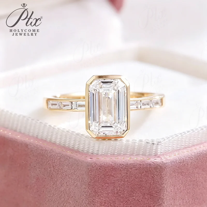 2ct Lab Grown Diamond Ring Emerald Cut VS1 925 Sterling Silver 10K 18K Gold Banquet Jewelry for Women Luxury Exquisite Elegant
2ct Lab Grown Diamond Ring Emerald Cut VS1 925 Sterling Silver 10K 18K Gold Banquet Jewelry for Women Luxury Exquisite Elegant