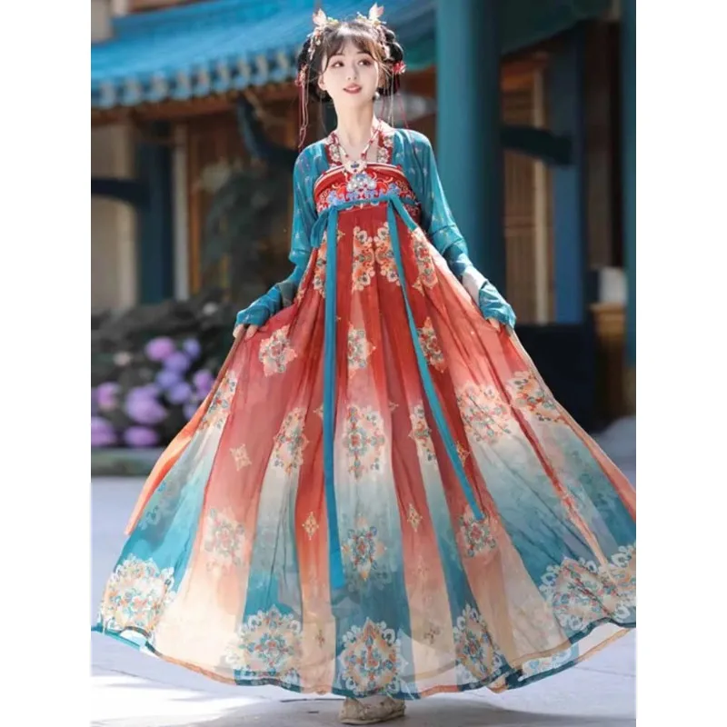 Chinese style red Tang Dynasty clothes, ancient style fairy models, Halloween party performance costume dresses
Chinese style red Tang Dynasty clothes, ancient style fairy models, Halloween party performance costume dresses