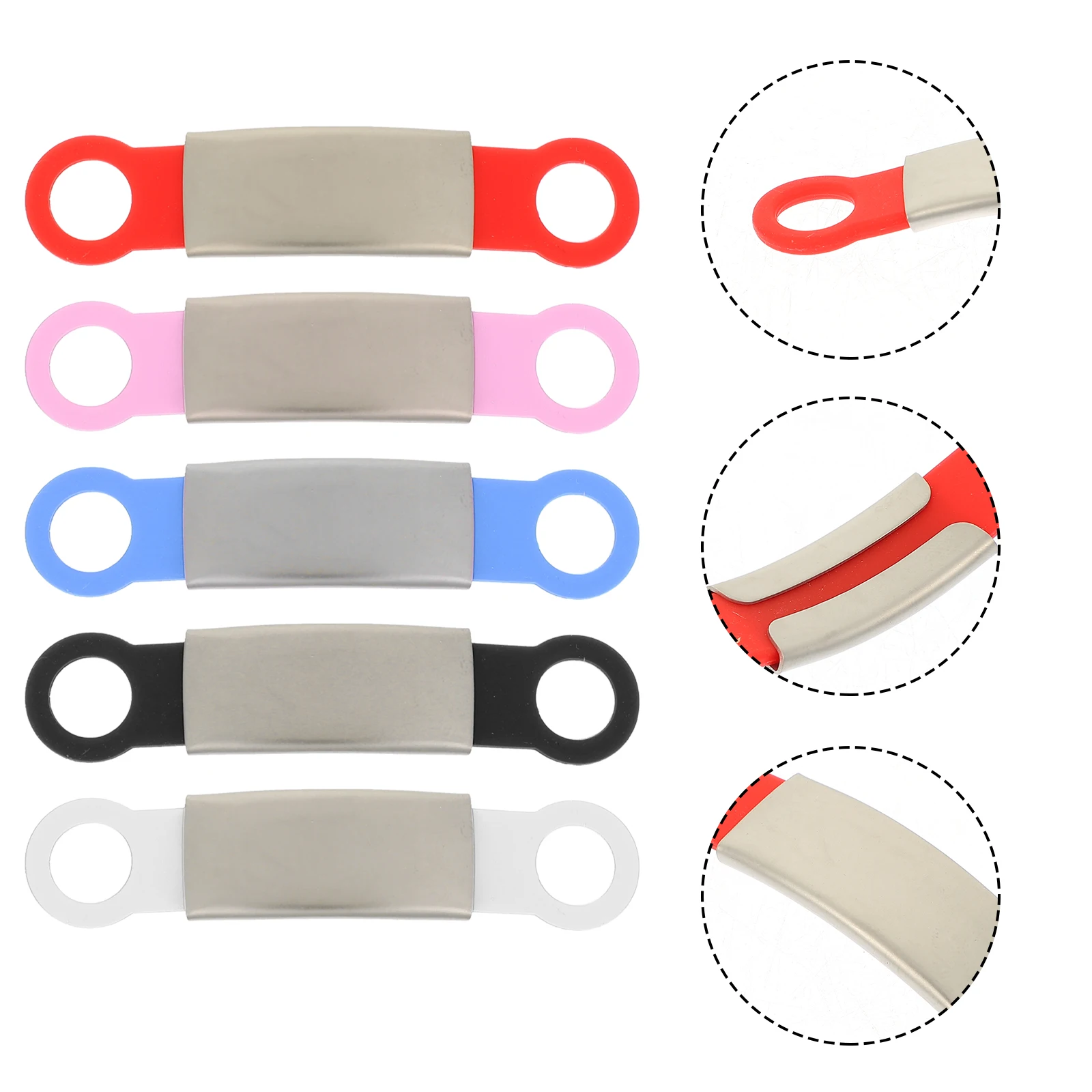 5 Pcs Pet Collar Accessories Dog Name Tags Stainless Steel Silicone Cat Engraving ID Decorative
5 Pcs Pet Collar Accessories Dog Name Tags Stainless Steel Silicone Cat Engraving ID Decorative