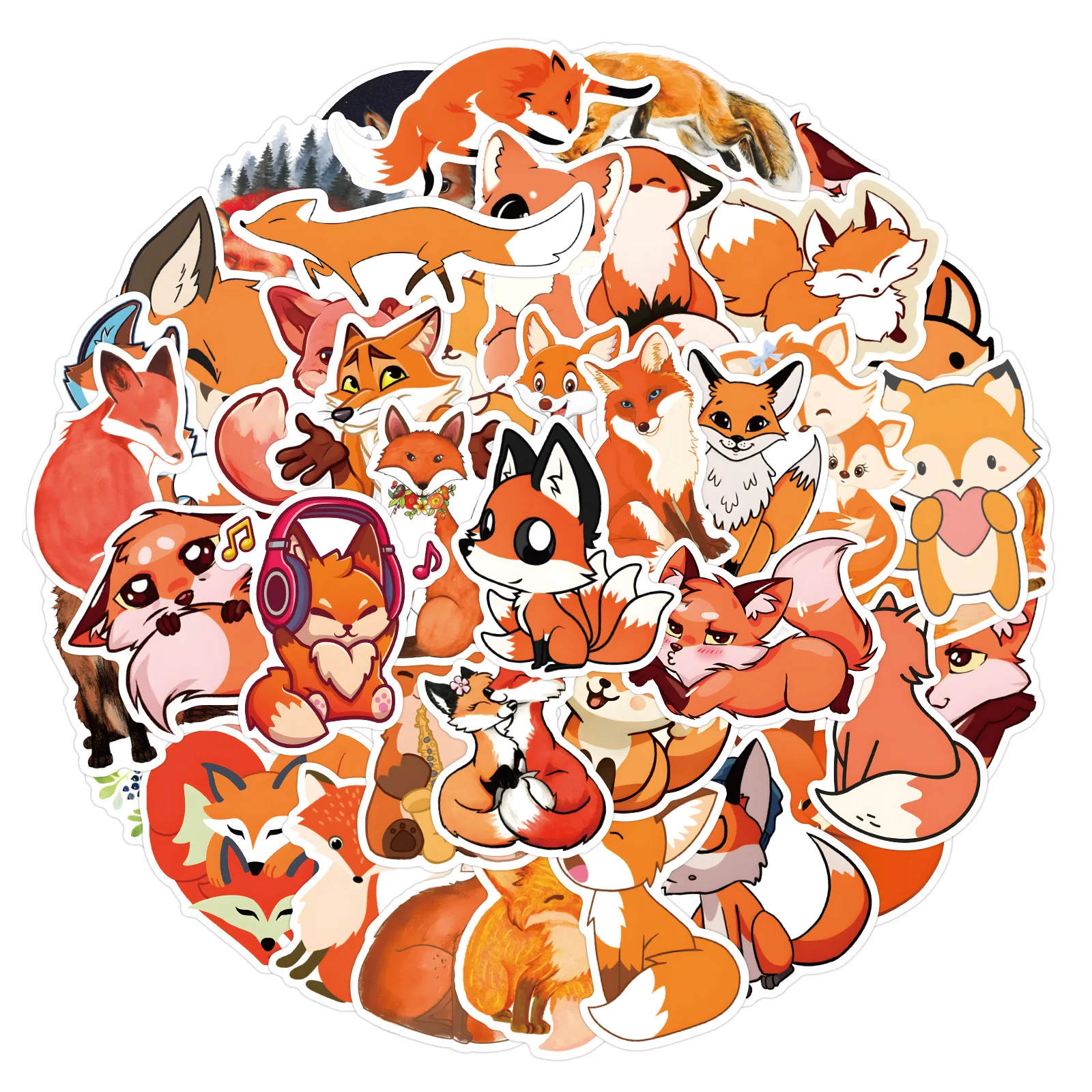 10/60PCS Cunning Fox Stickers Animal Cartoon Decals Fox Meme Graffiti DIY Fridge Luggage Laptop Guitar Car Bike Sticker Kids Toy
10/60PCS Cunning Fox Stickers Animal Cartoon Decals Fox Meme Graffiti DIY Fridge Luggage Laptop Guitar Car Bike Sticker Kids Toy