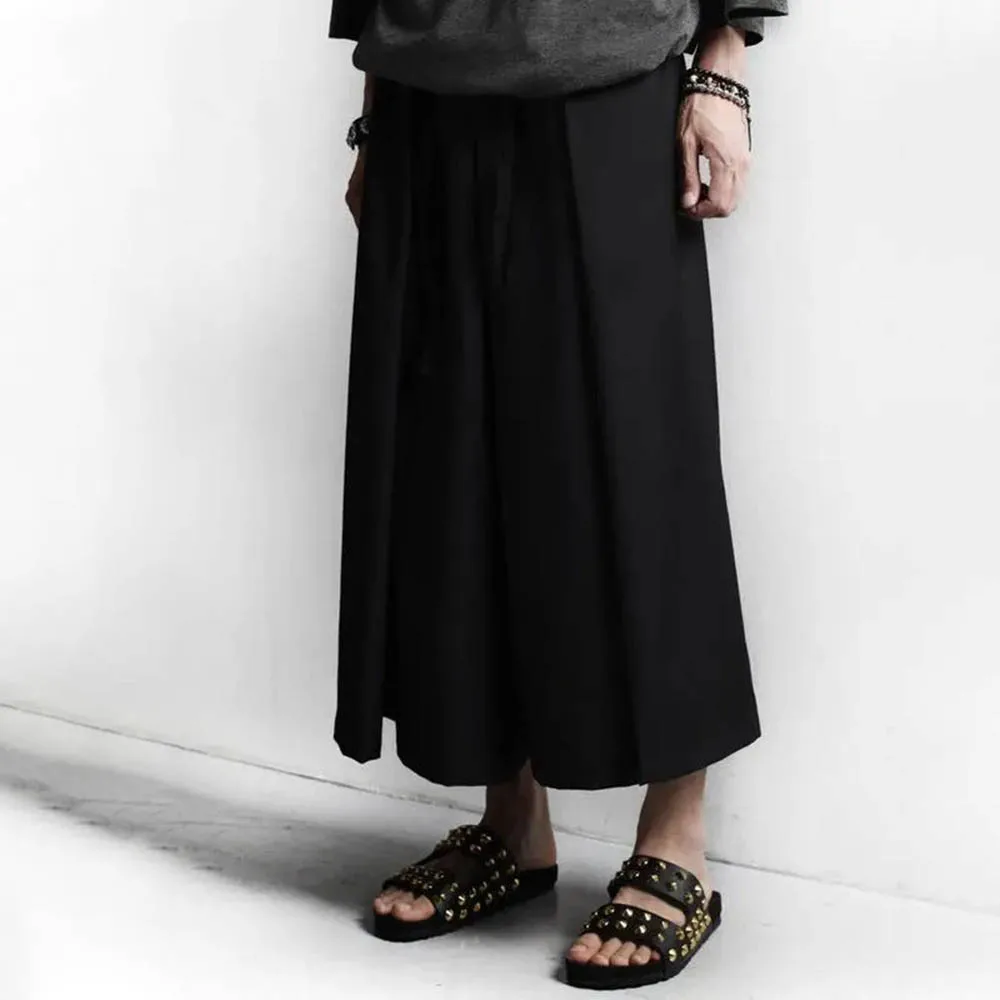 Men'S Spring Culottes Nightclub Stage Performance Samurai Pants Hakama Streetwear Fashion Youth Casual Pants Men'S 2025 New
Men'S Spring Culottes Nightclub Stage Performance Samurai Pants Hakama Streetwear Fashion Youth Casual Pants Men'S 2025 New