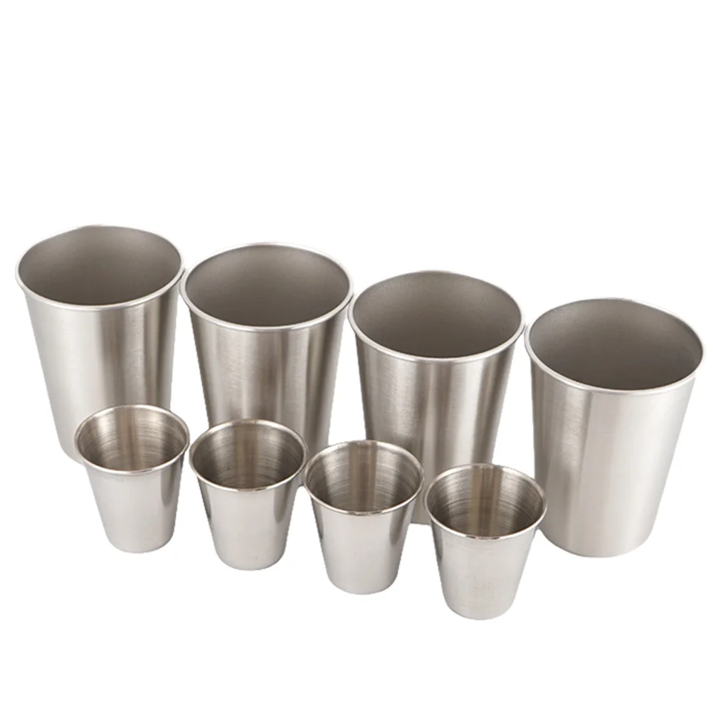 8 Pcs Stainless Steel Cups Reusable Coffee Mugs Outdoor Water Beer Glasses Picnic BBQ Tumbler Mini Camping Glass
8 Pcs Stainless Steel Cups Reusable Coffee Mugs Outdoor Water Beer Glasses Picnic BBQ Tumbler Mini Camping Glass