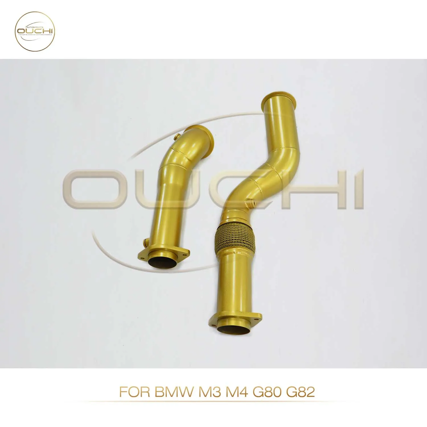 OUCHI Factory Direct Sales For BMW M3 M4 G80 G82 With Ceramic Insulation Stainless Steel Downpipe Exhaust With Catalysis
OUCHI Factory Direct Sales For BMW M3 M4 G80 G82 With Ceramic Insulation Stainless Steel Downpipe Exhaust With Catalysis
