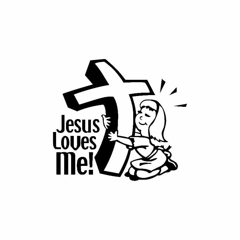 Religion I Love Christianity Jesus Decal Car Decoration Personality Pvc Car Window Waterproof Sticker Black/white, 16cm*14cm
Religion I Love Christianity Jesus Decal Car Decoration Personality Pvc Car Window Waterproof Sticker Black/white, 16cm*14cm