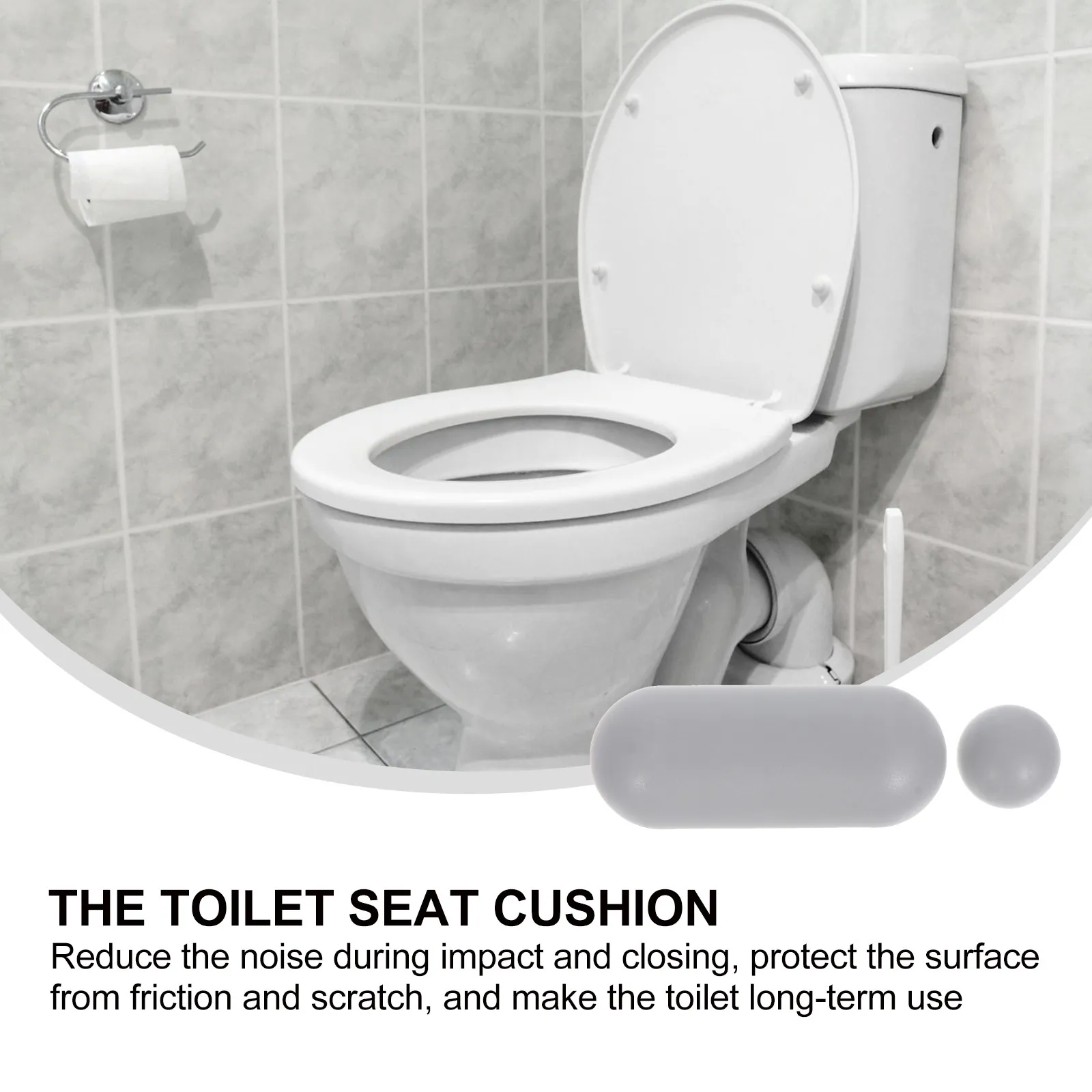 1Set Premium Toilet Seat Gaskets Buffer Pads Mute Toilet Lid Bumpers Anti-Scratch Comfortable Seat Ring Cushion Home Bathroom
1Set Premium Toilet Seat Gaskets Buffer Pads Mute Toilet Lid Bumpers Anti-Scratch Comfortable Seat Ring Cushion Home Bathroom