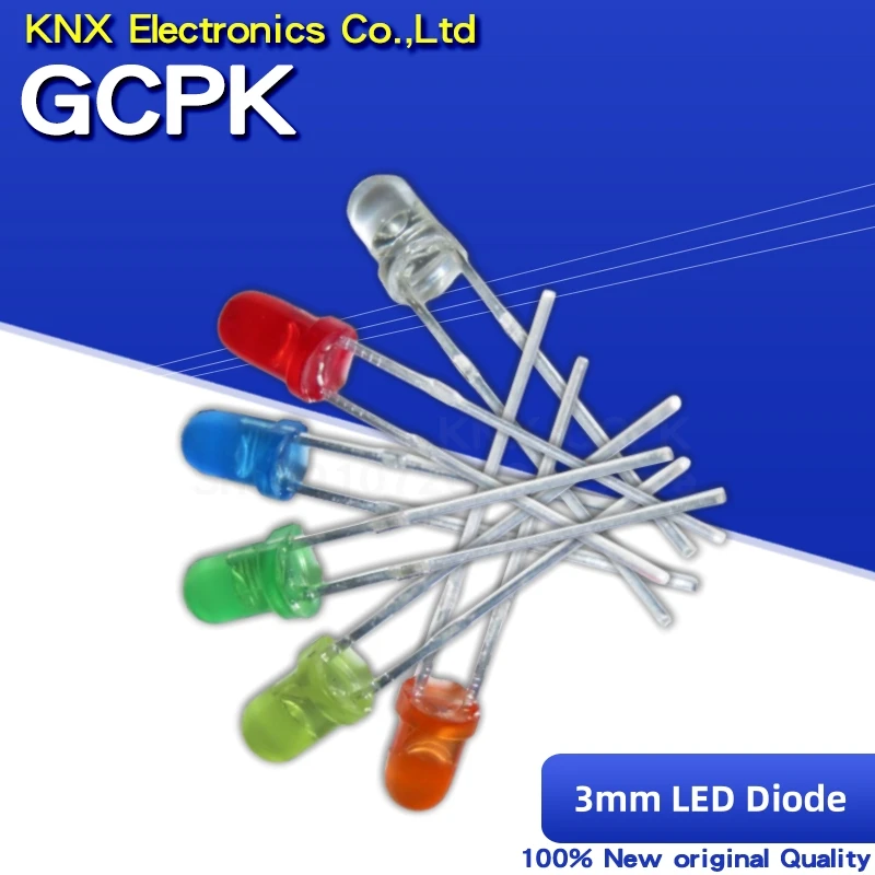 100pcs 3mm LED Diode 3mm round head fog red/yellow/white/green/blue led kit
100pcs 3mm LED Diode 3mm round head fog red/yellow/white/green/blue led kit