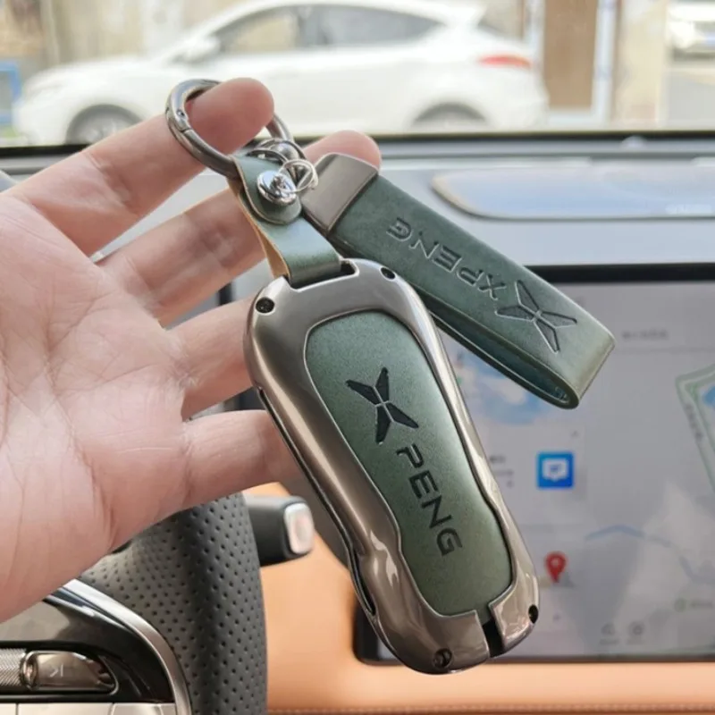 For Xpeng G6 G9 Car Key Case Zinc Alloy Leather Full Protection Key Cover Leather Remote Fob Holder Keychain Auto Accessories
For Xpeng G6 G9 Car Key Case Zinc Alloy Leather Full Protection Key Cover Leather Remote Fob Holder Keychain Auto Accessories