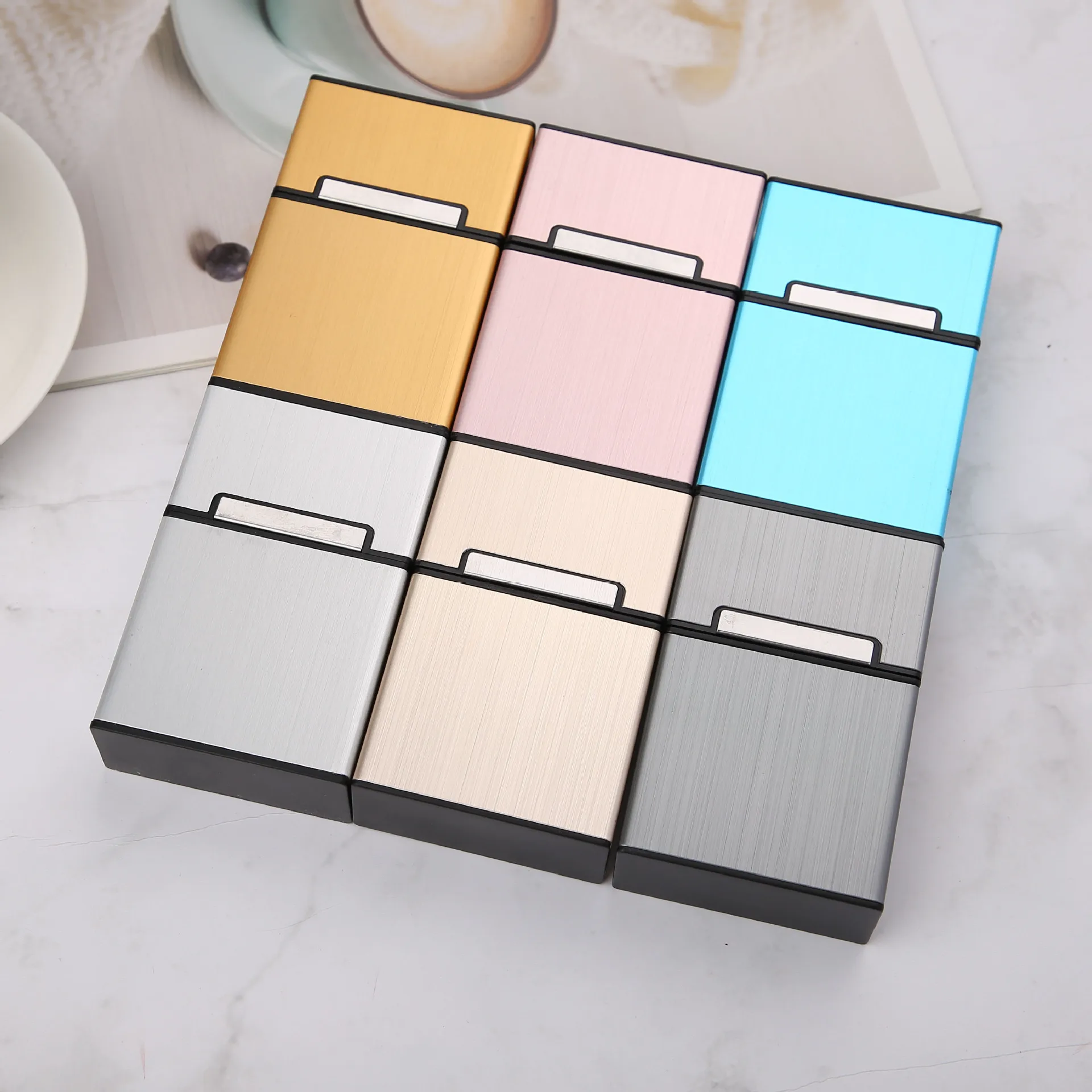Aluminum Cigarette Case Can Hold 20 Cigarettes Metal Box Waterproof Storage Container Gift Box Smoking Tool
Aluminum Cigarette Case Can Hold 20 Cigarettes Metal Box Waterproof Storage Container Gift Box Smoking Tool