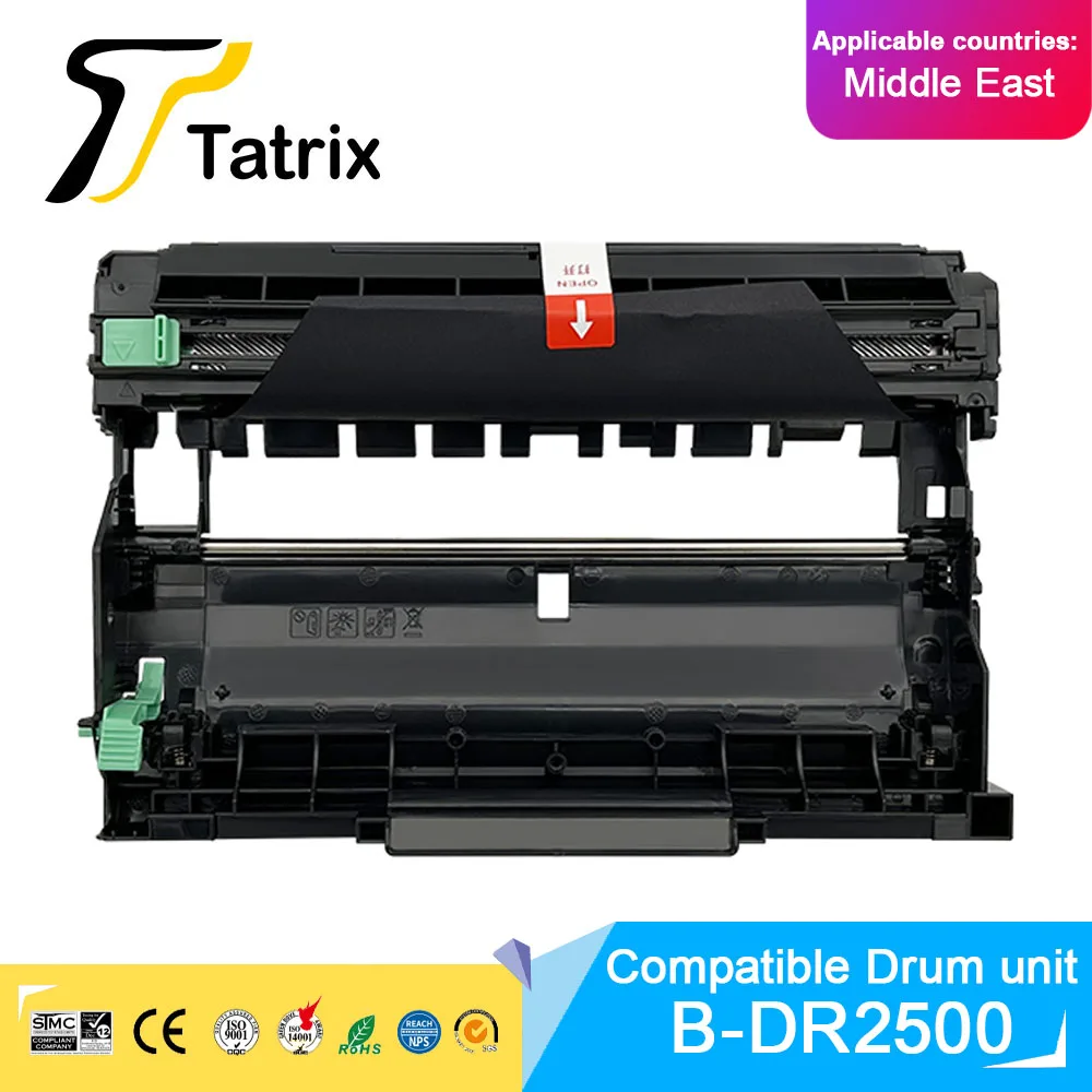 Tatrix DR-2500 DR2500 Премиум-совместимый лазерный черный тонер-барабан для принтера Brother HL-L2400D/L2460DN/L2461DN/L2461DW
Tatrix DR-2500 DR2500 Премиум-совместимый лазерный черный тонер-барабан для принтера Brother HL-L2400D/L2460DN/L2461DN/L2461DW