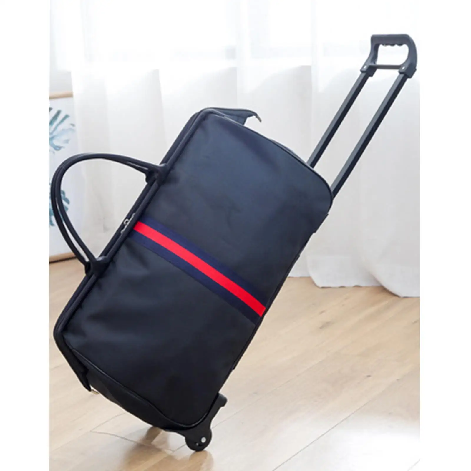 Rolling Duffel Bag Foldable Practical Lightweight Oxford Cloth Rolling Travel Bag Carry on Overnight Bag for Camping Men Women
Rolling Duffel Bag Foldable Practical Lightweight Oxford Cloth Rolling Travel Bag Carry on Overnight Bag for Camping Men Women