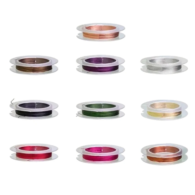 10 Colors Copper Beading Wire for DIY Jewelry Making Supplies and Crafting Handmade Bracelet Necklace Headwear Jewelry Cord
10 Colors Copper Beading Wire for DIY Jewelry Making Supplies and Crafting Handmade Bracelet Necklace Headwear Jewelry Cord