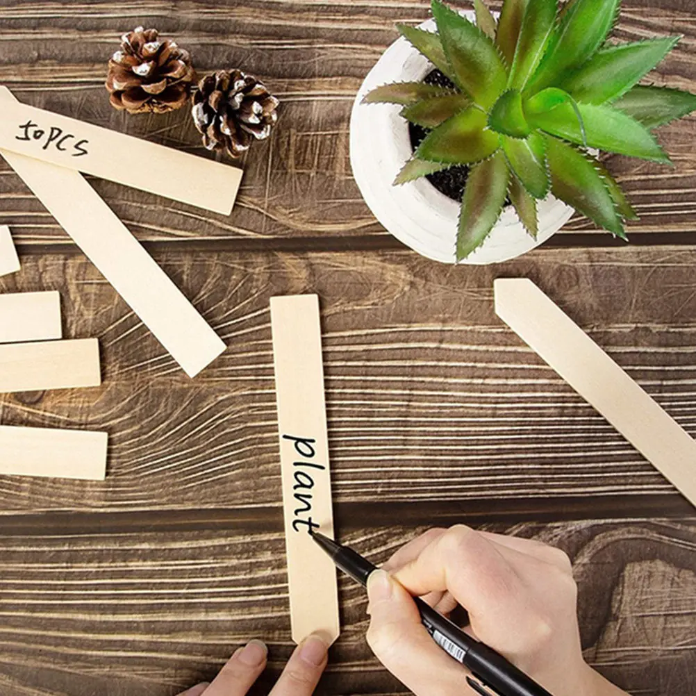 50Pcs Plant Marker Wooden Garden Labels for Plants Herbs Vegetables Rustic Style Identification Tags for Landscaping Lawn Decor
50Pcs Plant Marker Wooden Garden Labels for Plants Herbs Vegetables Rustic Style Identification Tags for Landscaping Lawn Decor