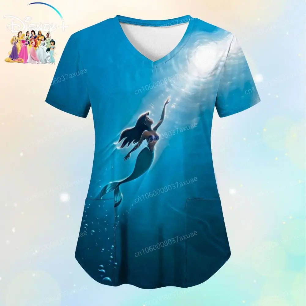 Women's Nurse T-shirt Summer Disney Princess V Neck 2025 Summer New Fashion XS-2XL Anime 3D Print Cute Cool Hospital S-2XL Y2k
Women's Nurse T-shirt Summer Disney Princess V Neck 2025 Summer New Fashion XS-2XL Anime 3D Print Cute Cool Hospital S-2XL Y2k