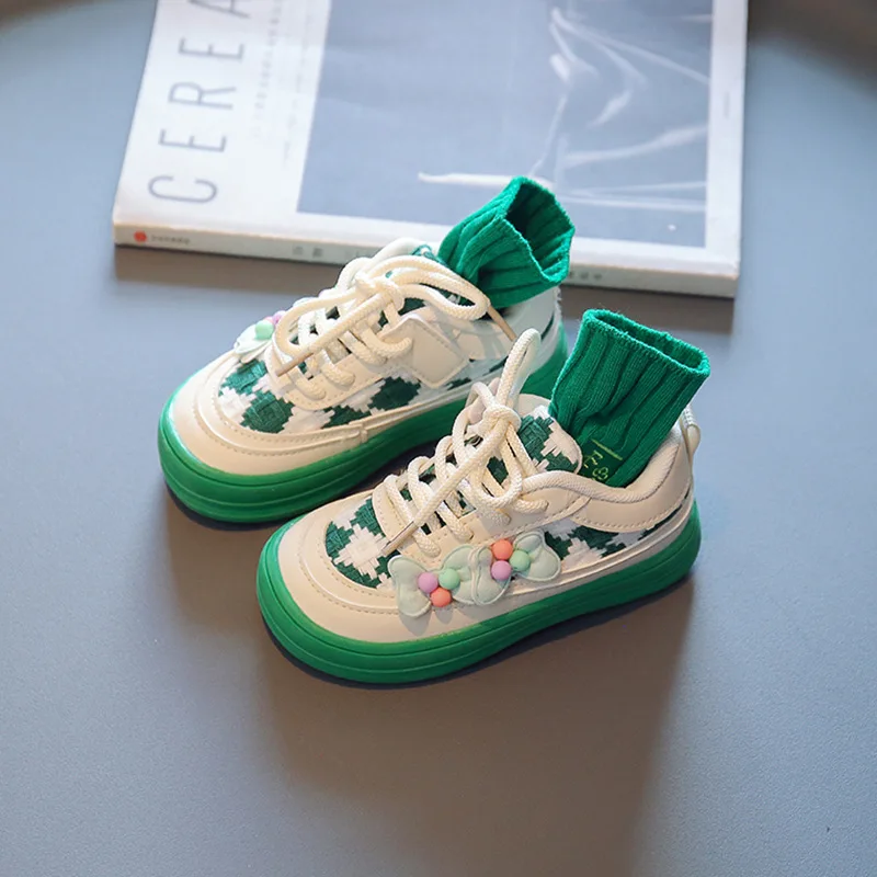 Winter Kids Sneakers 2022 PU Baby Girls Casual Shoes Mesh Leather Cute Bow Light Children Non-slip Sports Shoe Size 23-33
Winter Kids Sneakers 2022 PU Baby Girls Casual Shoes Mesh Leather Cute Bow Light Children Non-slip Sports Shoe Size 23-33