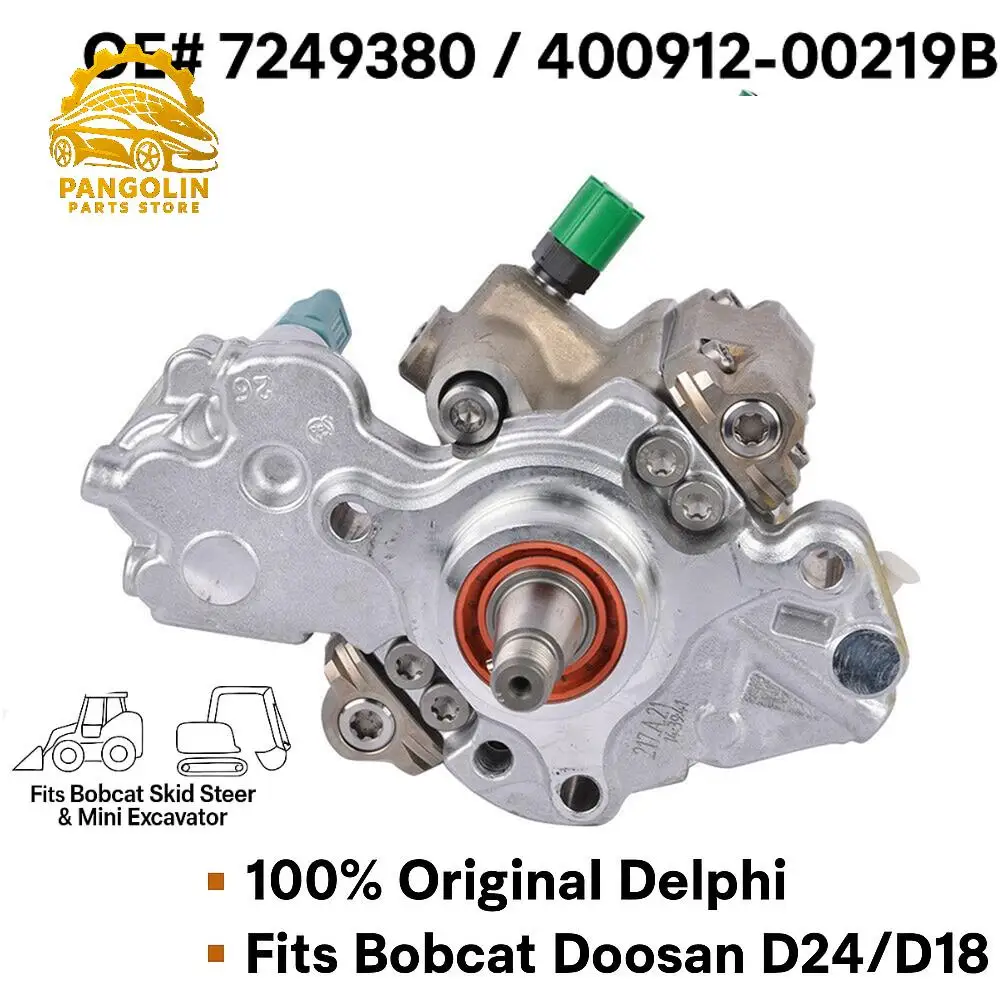 Fuel Diesel Pump For Bobcat Doosan D24 D18 Skid Steer Excavator 7249380 400912-00219B High Quality Delphi Replacement
Fuel Diesel Pump For Bobcat Doosan D24 D18 Skid Steer Excavator 7249380 400912-00219B High Quality Delphi Replacement