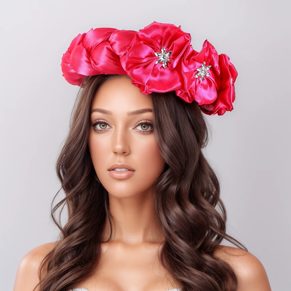 Diamonds Satin Flower Braids Headband African Turban Cap for Women Nigeria Wedding Party Headpiece Head Bands Headwrap Turbante
Diamonds Satin Flower Braids Headband African Turban Cap for Women Nigeria Wedding Party Headpiece Head Bands Headwrap Turbante