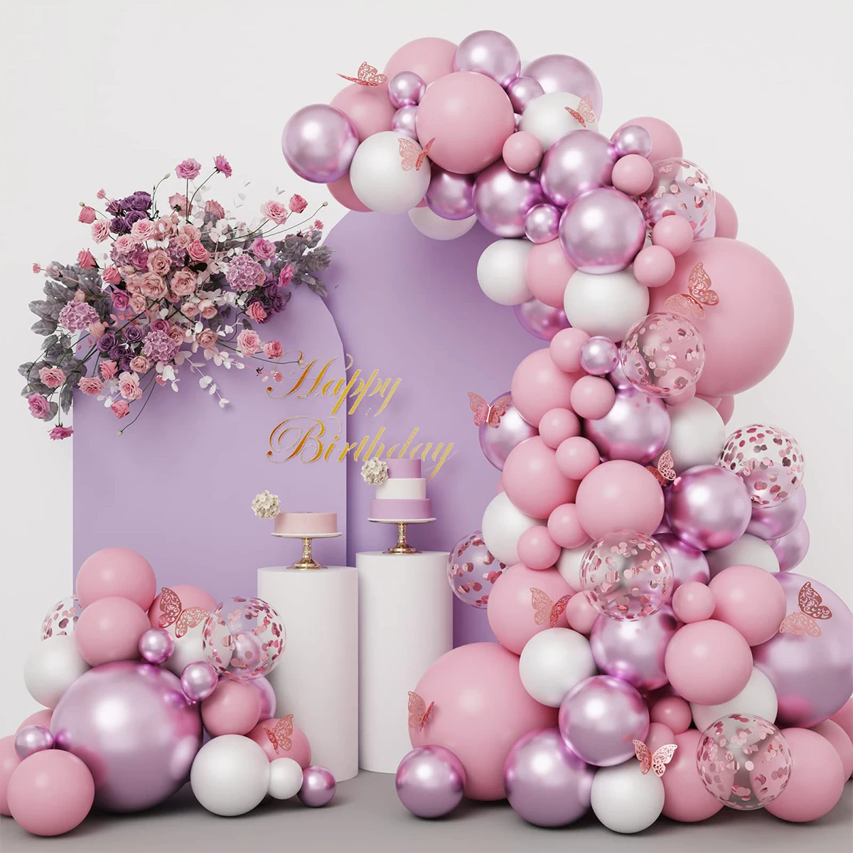 Pink Butterfly Balloon Garland Arch Kit Birthday Party Decoration Kids Wedding Birthday Decor Baby Shower Girl Latex Baloon
Pink Butterfly Balloon Garland Arch Kit Birthday Party Decoration Kids Wedding Birthday Decor Baby Shower Girl Latex Baloon