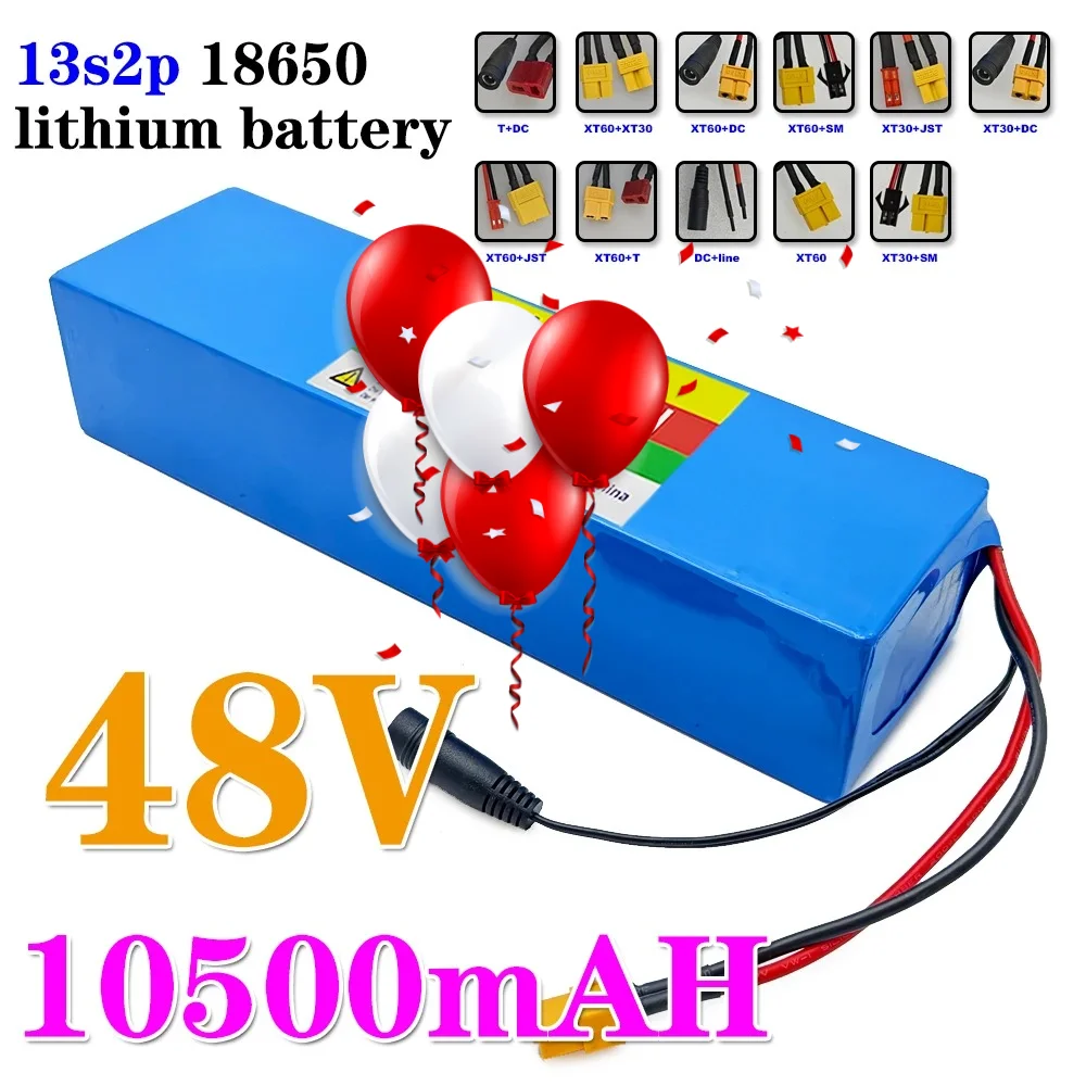 High Power 18650 48V Battery13s2p battery pack 10500mAh Electric Car Electric Motorcycle DIY Battery
High Power 18650 48V Battery13s2p battery pack 10500mAh Electric Car Electric Motorcycle DIY Battery