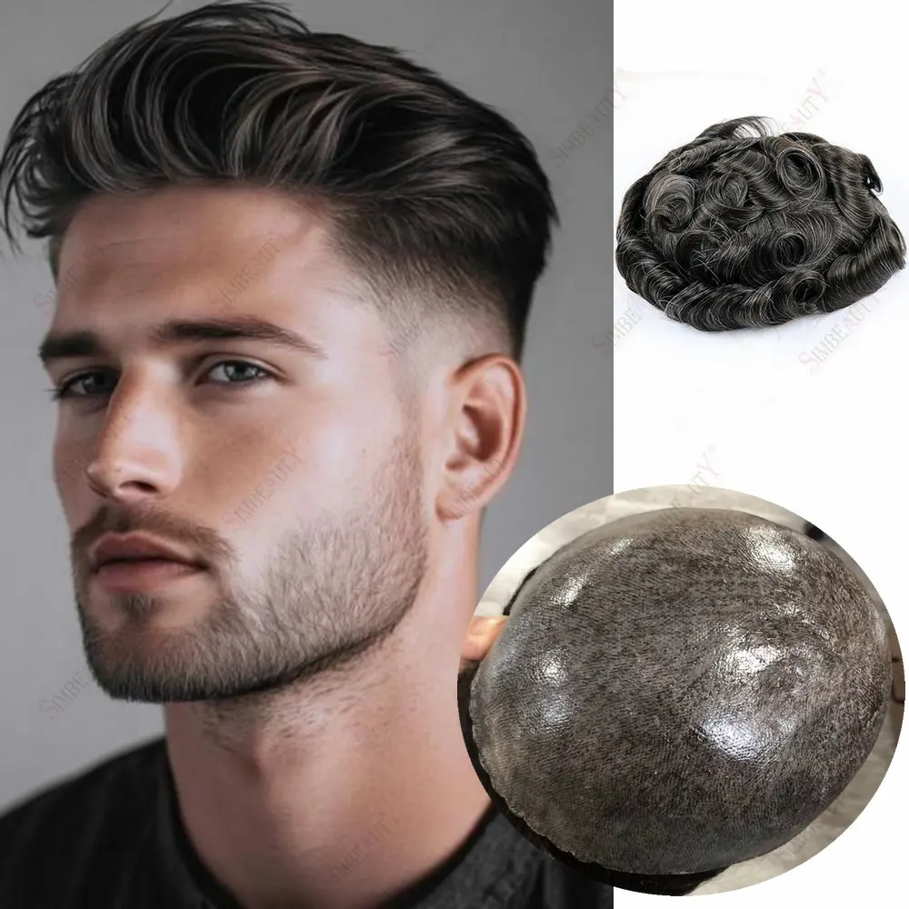 Super Durable Men's Toupee Human Hair1B10 1B65Grey Black Brown Wig Natural Hairline Thin Skin PU Replacement Capillary Prosthesi
Super Durable Men's Toupee Human Hair1B10 1B65Grey Black Brown Wig Natural Hairline Thin Skin PU Replacement Capillary Prosthesi