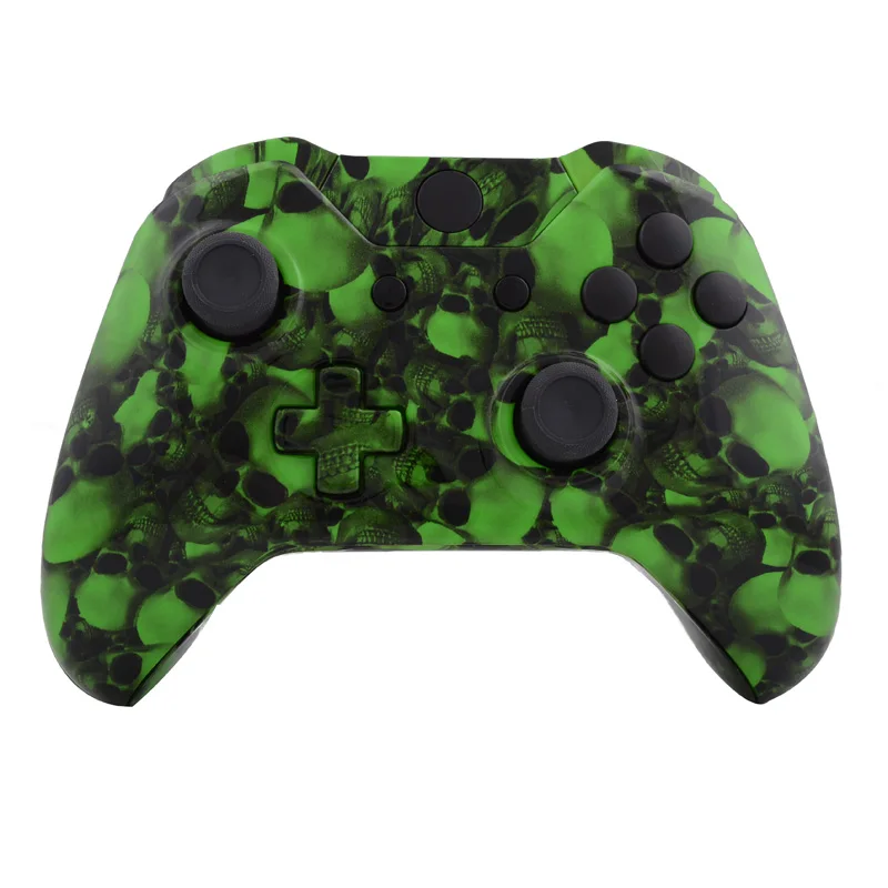 eXtremeRate Full Shell Case Buttons Repair for Xbox One Controller (without 3.5mm audio jack) - Hades Green Skull
eXtremeRate Full Shell Case Buttons Repair for Xbox One Controller (without 3.5mm audio jack) - Hades Green Skull