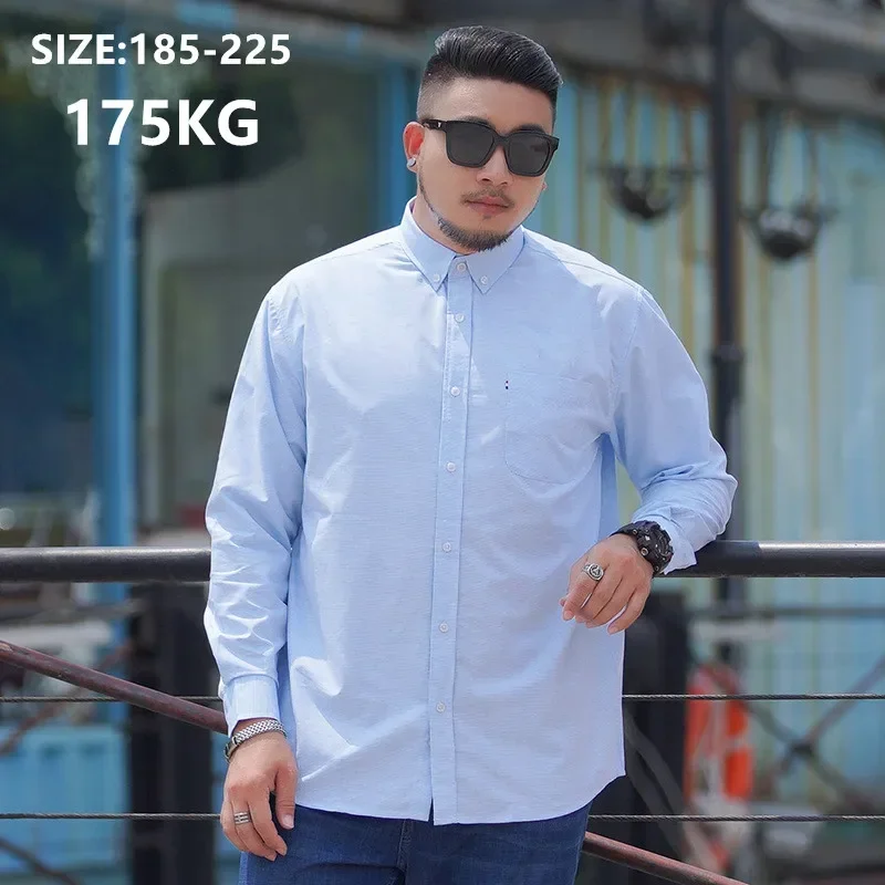 Plus Size Men Shirts 10XL Long Sleeve Casual Non-ironing Business Office Loose 7XL 8XL Formal Blouse Male Pink Blue Big Clothes
Plus Size Men Shirts 10XL Long Sleeve Casual Non-ironing Business Office Loose 7XL 8XL Formal Blouse Male Pink Blue Big Clothes