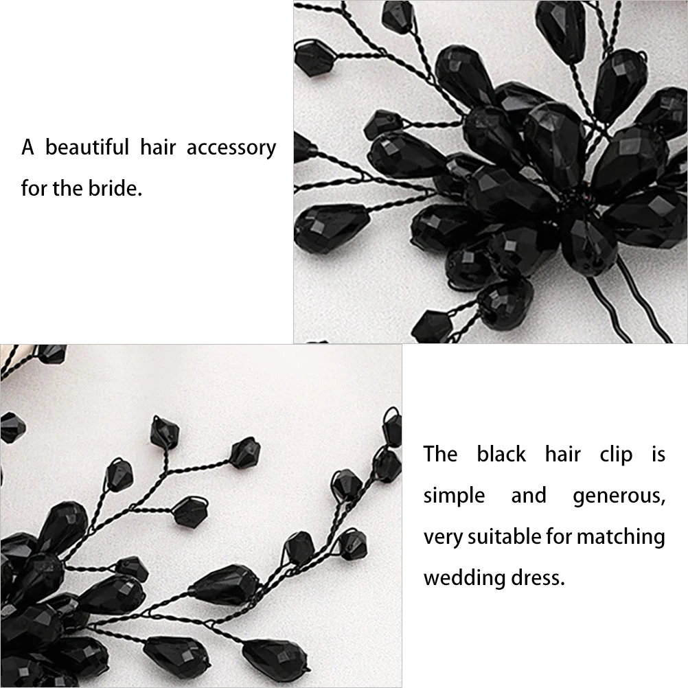 U Shaped Black Bridal Bridal Headdress Headdress Elegant Wedding Dress Accessories Durable Material Unique Design
U Shaped Black Bridal Bridal Headdress Headdress Elegant Wedding Dress Accessories Durable Material Unique Design