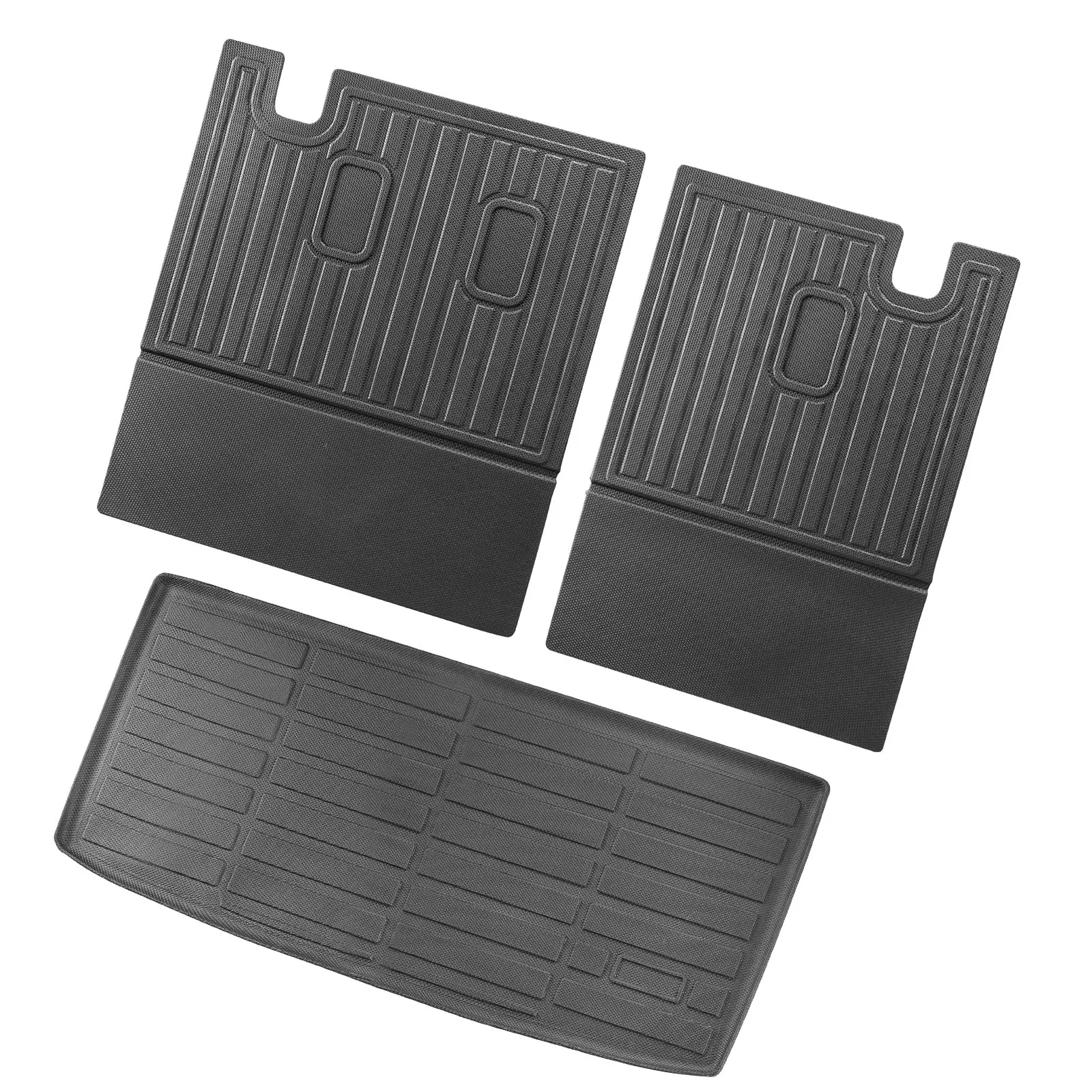 Cargo Mats Compatible With 2016-2022 & 2023-2024 Honda Pilot, Custom Fit TPE Cargo Liner Set For SUVs, Trunk And Back Seat
Cargo Mats Compatible With 2016-2022 & 2023-2024 Honda Pilot, Custom Fit TPE Cargo Liner Set For SUVs, Trunk And Back Seat