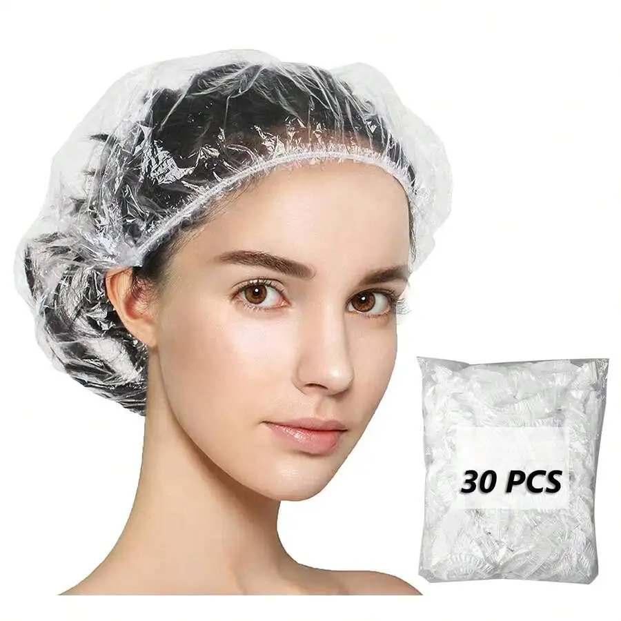 Disposable Shower Caps 30 Pcs Clear Waterproof Plastic Hair Caps For Women Hotel Travel Essentials
Disposable Shower Caps 30 Pcs Clear Waterproof Plastic Hair Caps For Women Hotel Travel Essentials