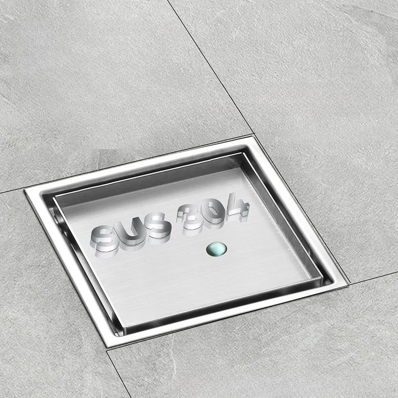 Anti-odor Tile Insert Square Floor Waste Drain Bathroom Drain Shower Grates 304 Stainless Steel Large Flow Drainer 15x15cm
Anti-odor Tile Insert Square Floor Waste Drain Bathroom Drain Shower Grates 304 Stainless Steel Large Flow Drainer 15x15cm