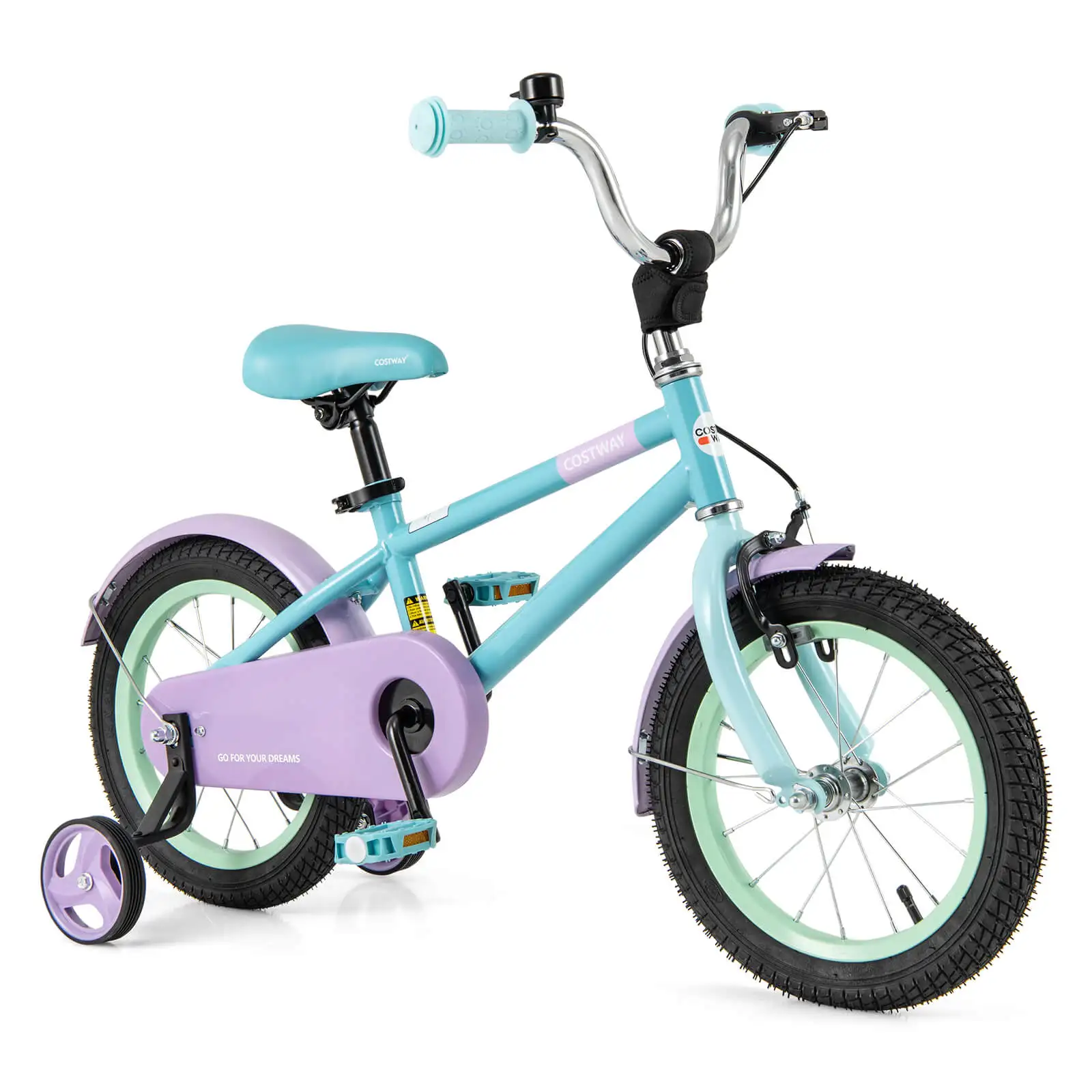 14" Kids Bike w/Adjustable Saddle Handlebar Removable Training Wheels Handbrake
14" Kids Bike w/Adjustable Saddle Handlebar Removable Training Wheels Handbrake
