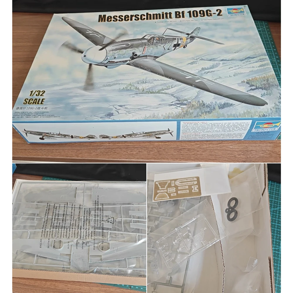 Trumpeter 02294 масштаб 1:32 Messerschmitt BF109 G-2 истребитель военный самолет пластиковая сборка модель комплект строительная игрушка
Trumpeter 02294 масштаб 1:32 Messerschmitt BF109 G-2 истребитель военный самолет пластиковая сборка модель комплект строительная игрушка
