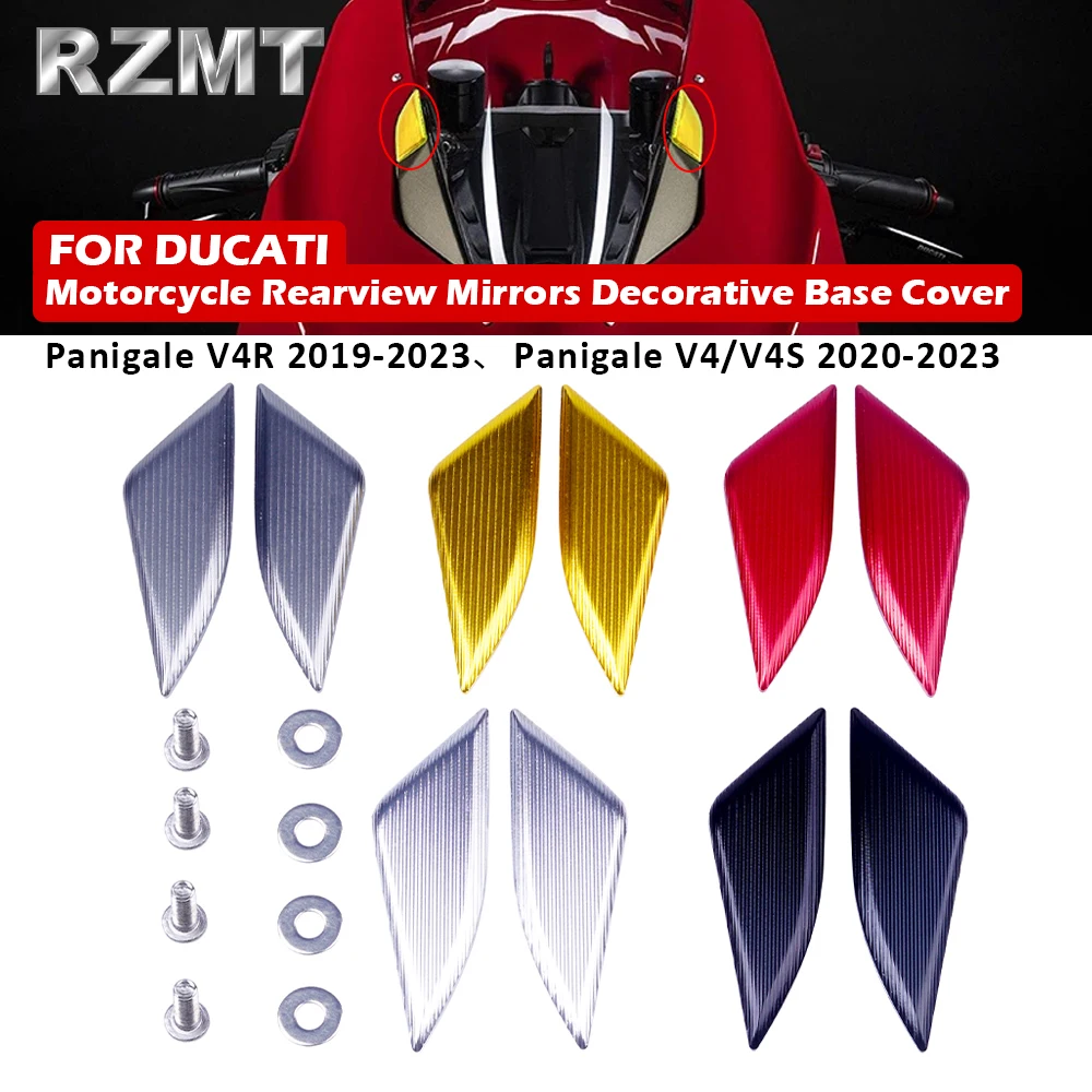 For Ducati Panigale V4R 19-2023 V4 V4S 2020-2023 Motorcycle Rearview Mirror Base Windshield Drive Eliminator Mirrors Hole Cover
For Ducati Panigale V4R 19-2023 V4 V4S 2020-2023 Motorcycle Rearview Mirror Base Windshield Drive Eliminator Mirrors Hole Cover