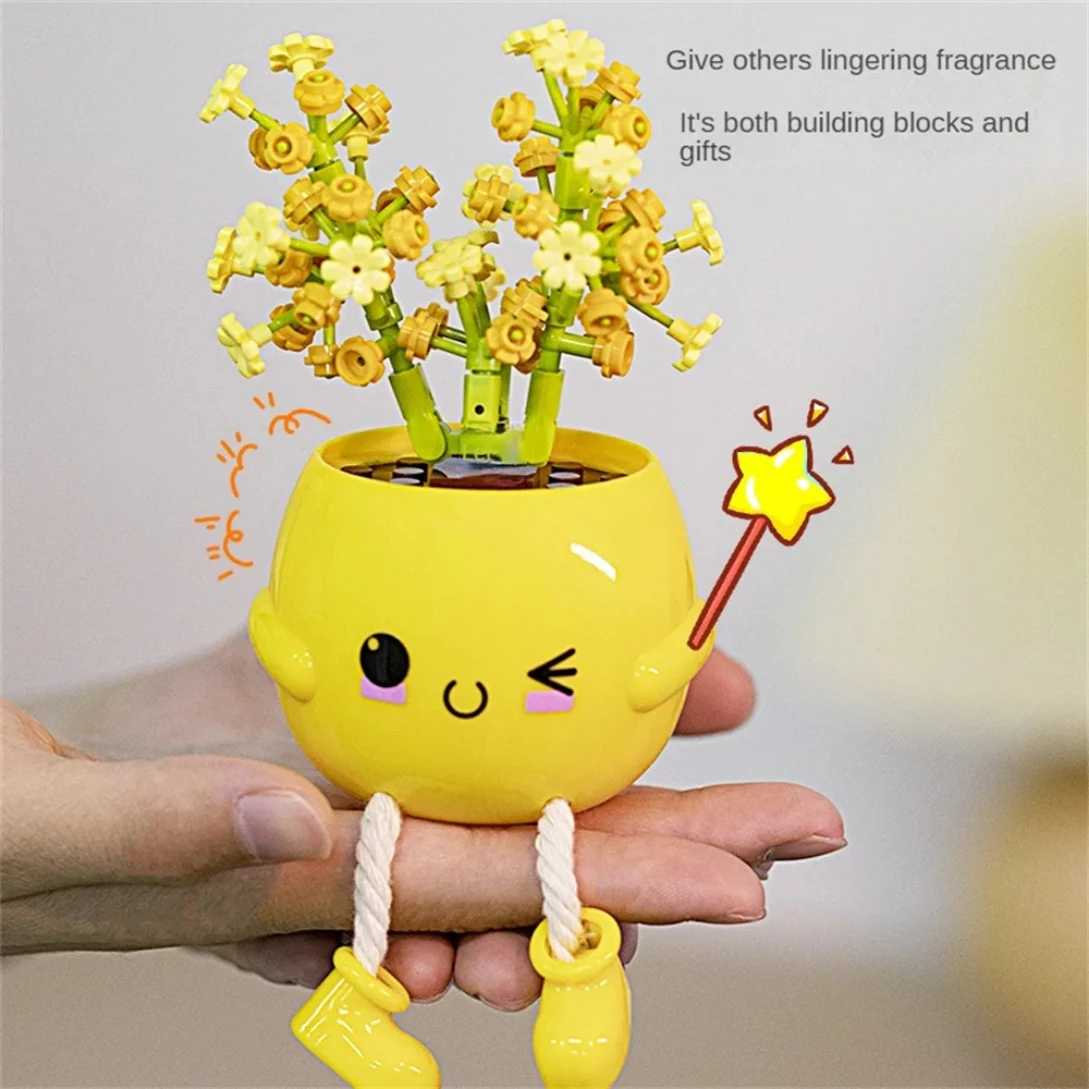NBNB 1PC Assembled Building Blocks Flower Potted Plant Office Ornaments Simulation Decorative DIY Building Blocks Toy Home Decor
NBNB 1PC Assembled Building Blocks Flower Potted Plant Office Ornaments Simulation Decorative DIY Building Blocks Toy Home Decor