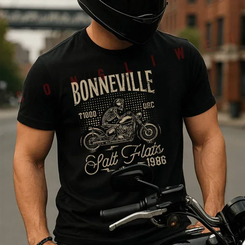 Bonneville Salt Flats Motorcycle Racing Biker Birthday 1986 Moto T-Shirt Cotton New Fashion Summer Men O-Neck Tees
Bonneville Salt Flats Motorcycle Racing Biker Birthday 1986 Moto T-Shirt Cotton New Fashion Summer Men O-Neck Tees