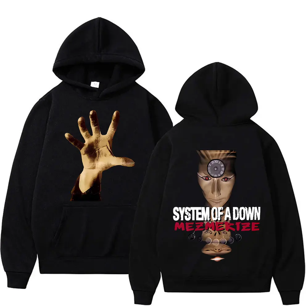 Rock Band System of A Down Mezmerize Graphic Hoodie Men Women 90s Alternative Metal Sweatshirt Men's Fleece Oversized Hoodies
Rock Band System of A Down Mezmerize Graphic Hoodie Men Women 90s Alternative Metal Sweatshirt Men's Fleece Oversized Hoodies